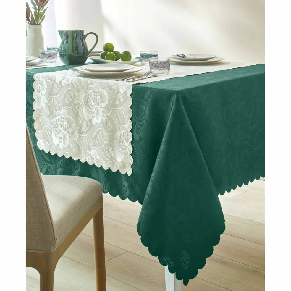 Nappe jacquard damassé