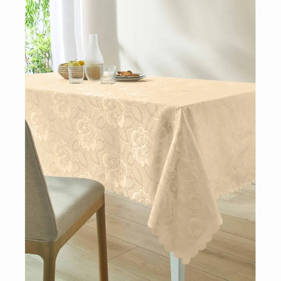Nappe jacquard damassé