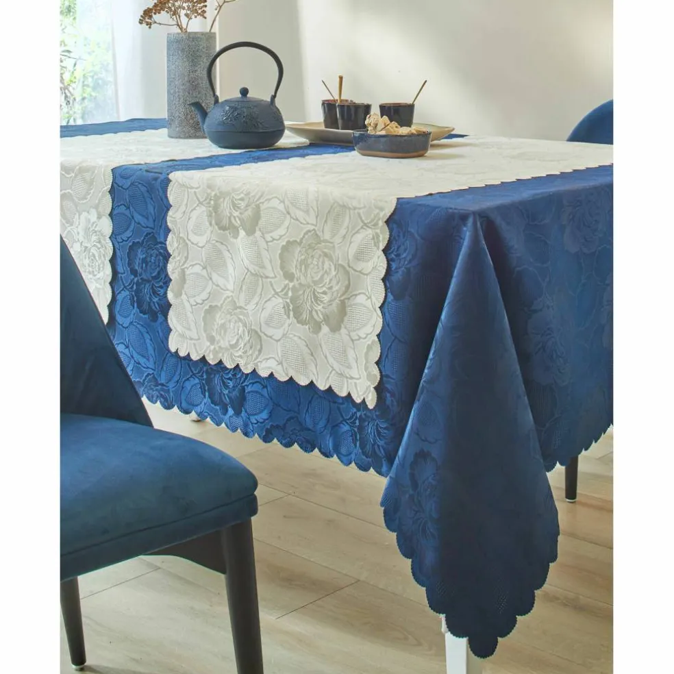 Nappe jacquard damassé