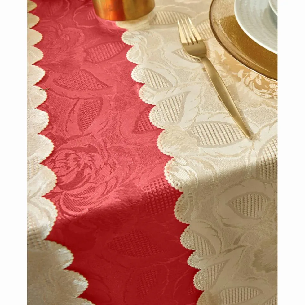 Nappe jacquard damassé