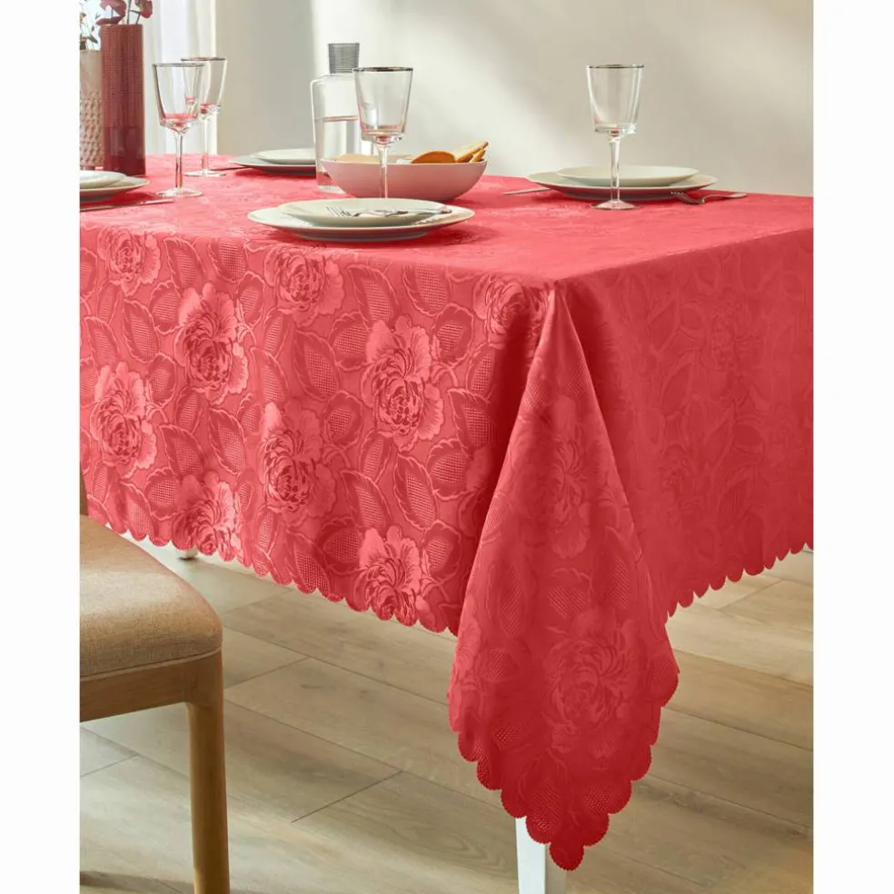 Nappe jacquard damassé