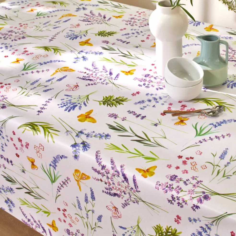 Nappe toile cirée imprimé bucolique