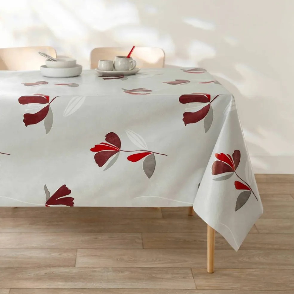 Nappe toile cirée imprimé fleurs