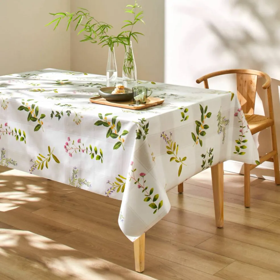 Nappe toile cirée imprimé printanier