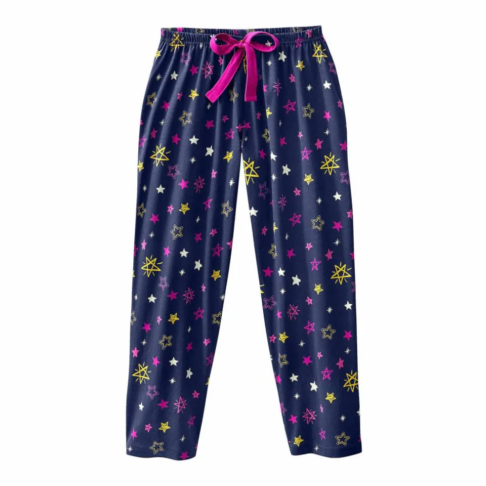 Pantacourt de pyjama imprimé étoiles Estrella - coton