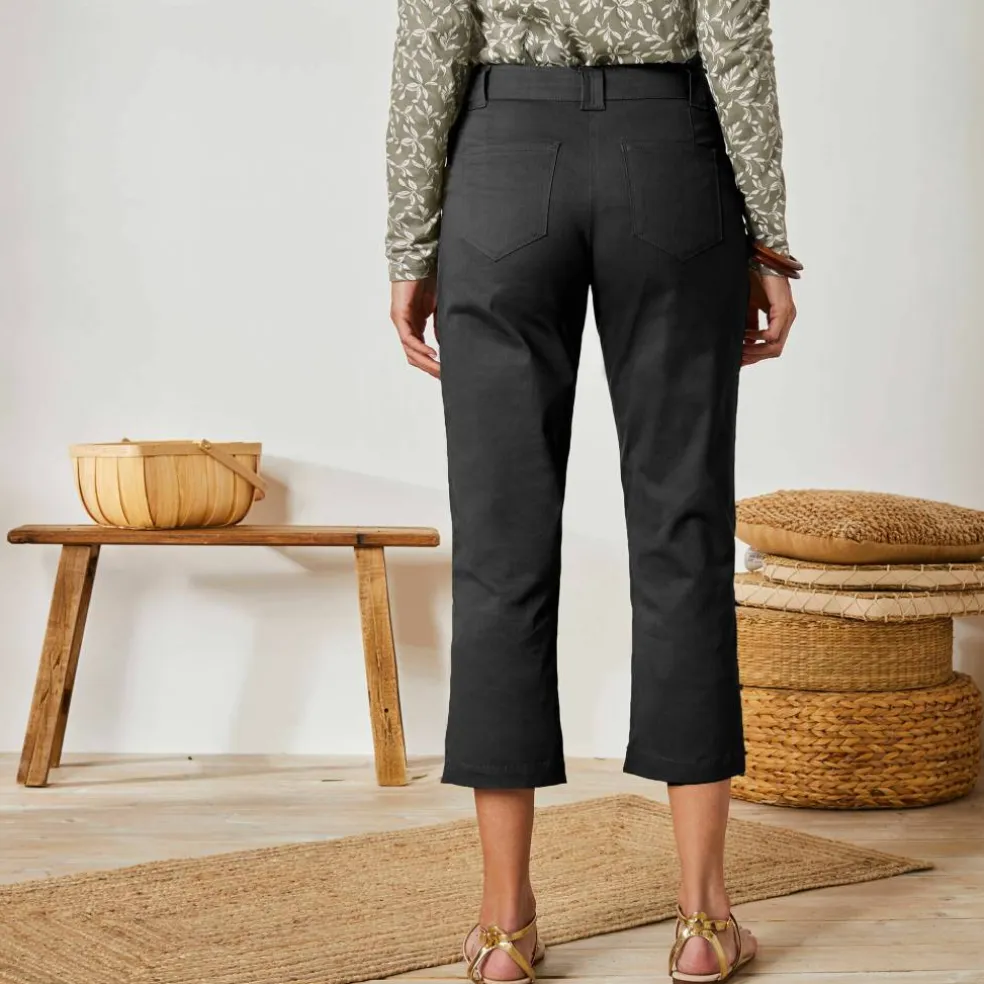 Pantacourt droit stretch