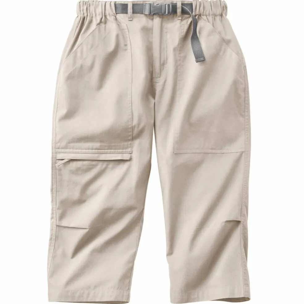 Pantacourt 3/4 élastiqué + ceinture assortie