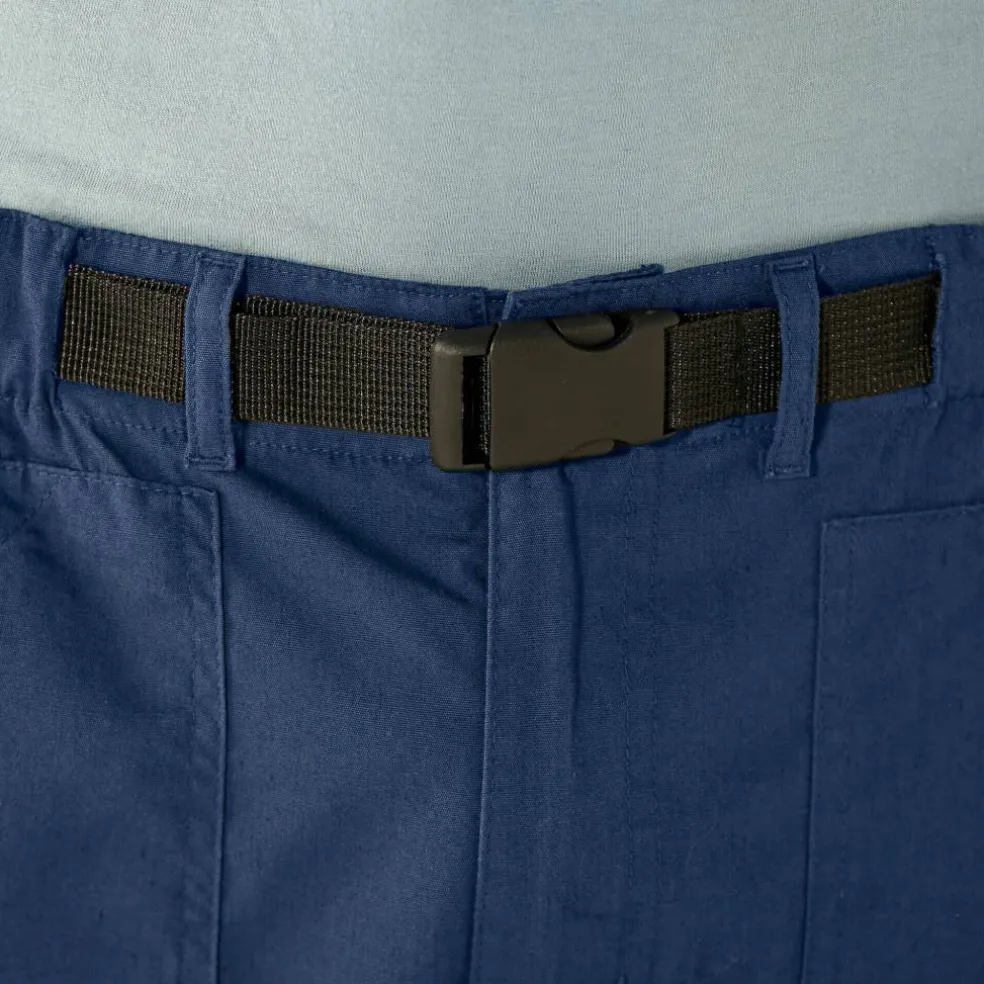Pantacourt 3/4 élastiqué + ceinture assortie