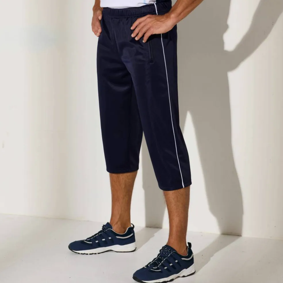 Pantacourt sport microfibre intérieur gratté