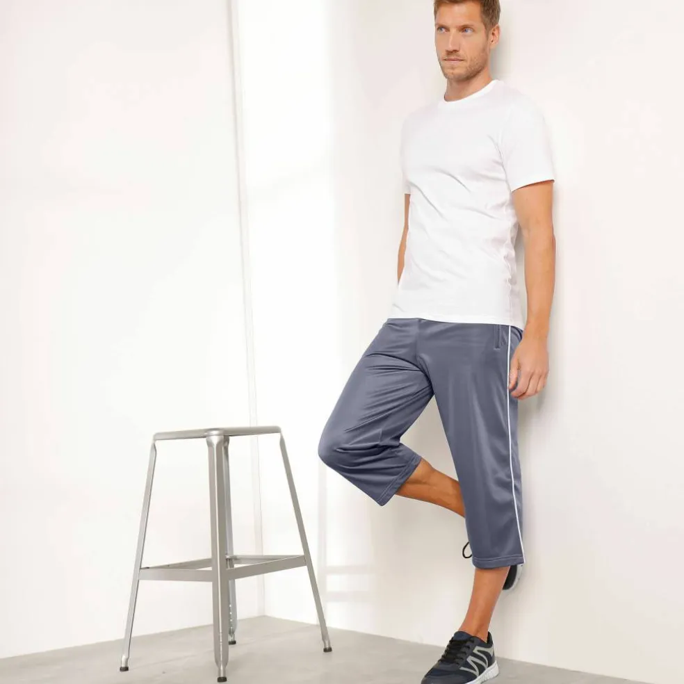 Pantacourt sport microfibre intérieur gratté