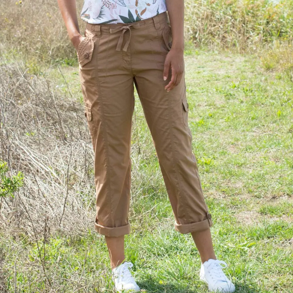 Pantalon battle retroussable