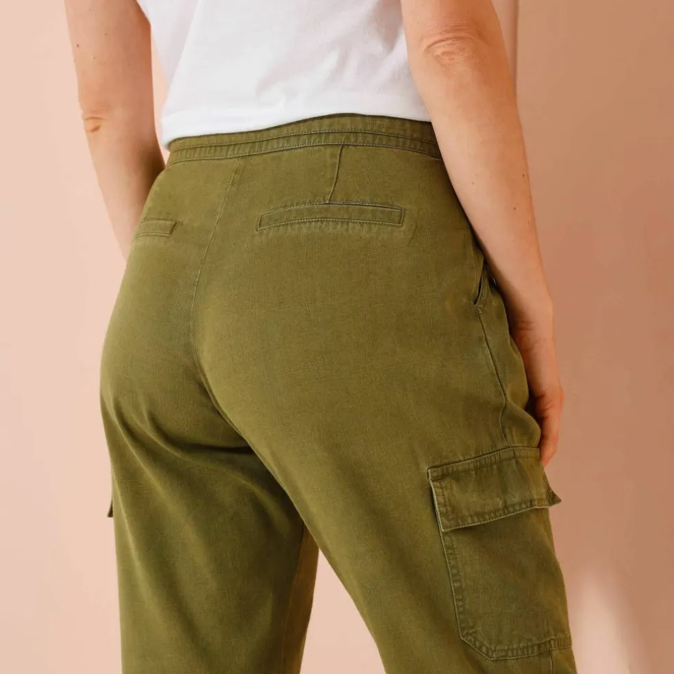 Pantalon cargo fluide