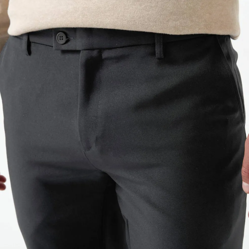 Pantalon ceinture ajustable invisible - polyester