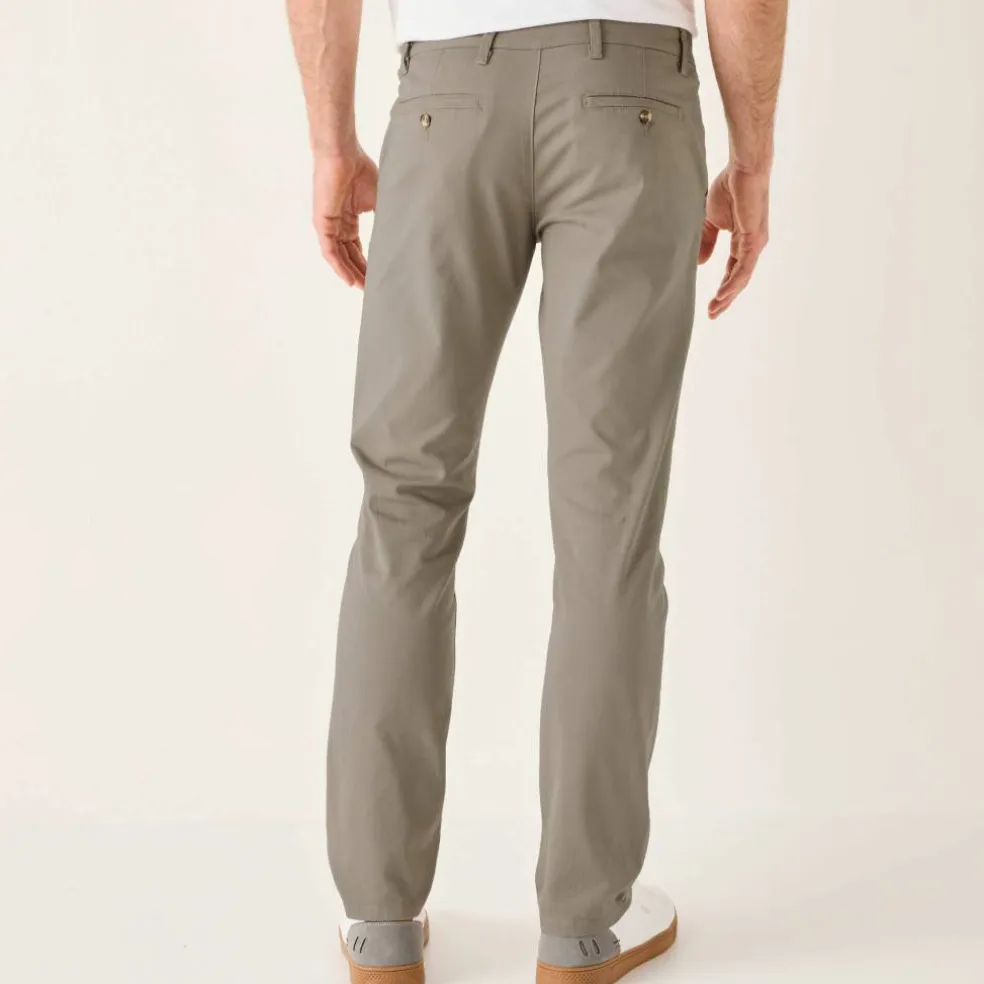 Pantalon chino élastiqué côtés