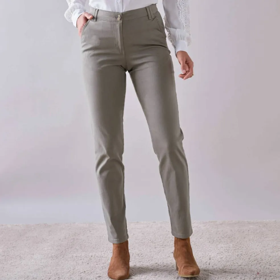 Pantalon chino stretch