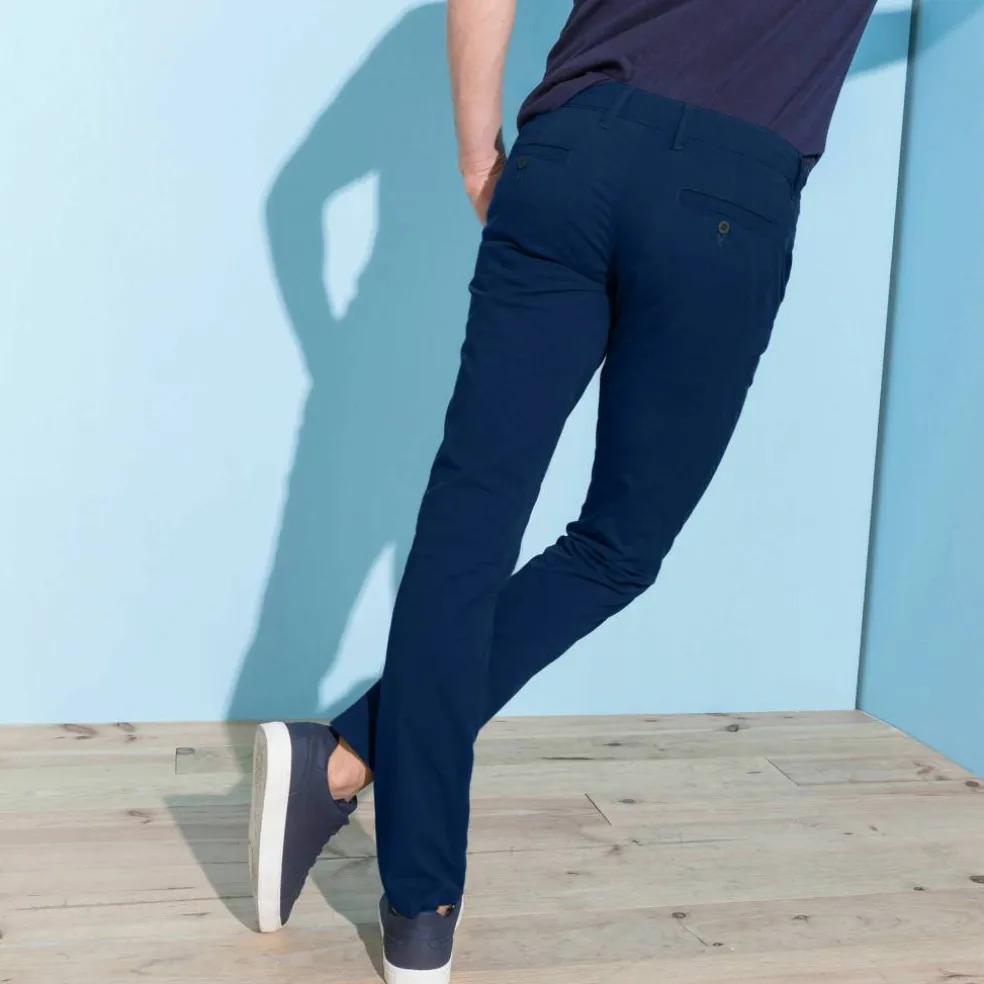 Pantalon chino toile sergé