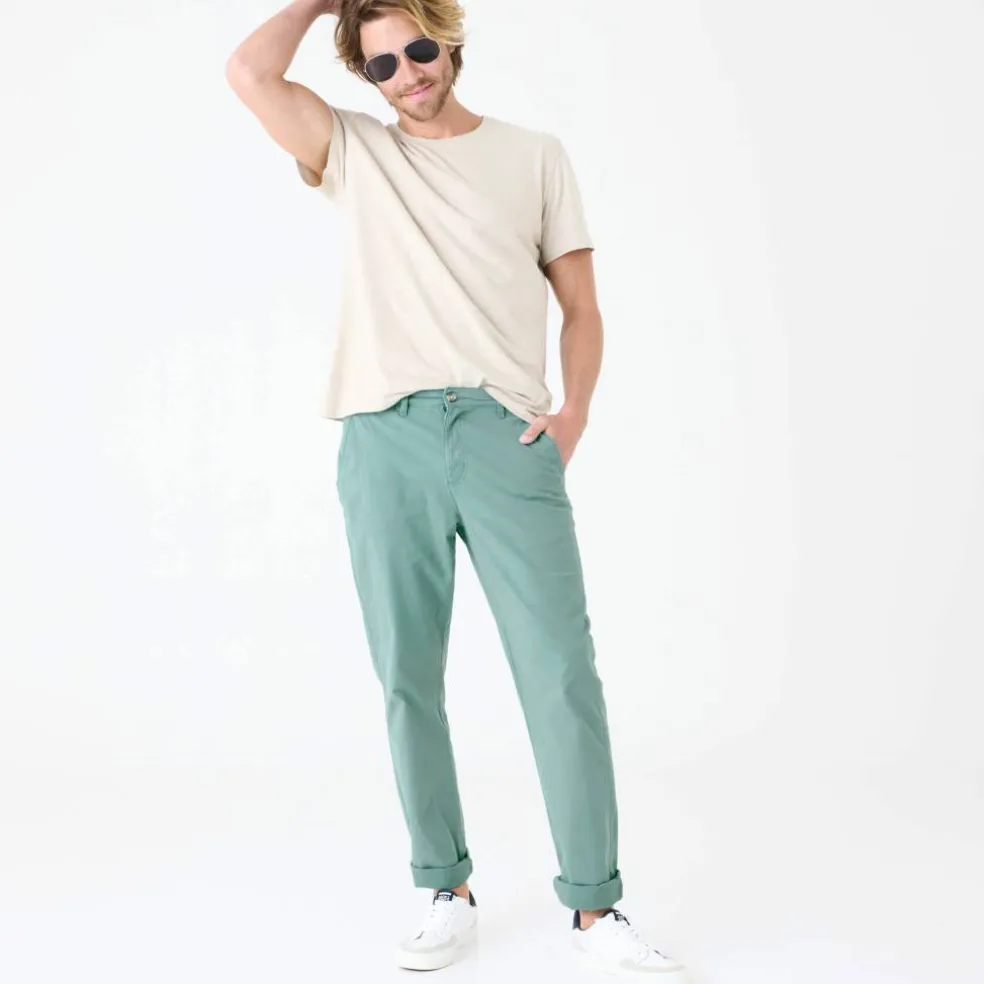 Pantalon chino toile sergé