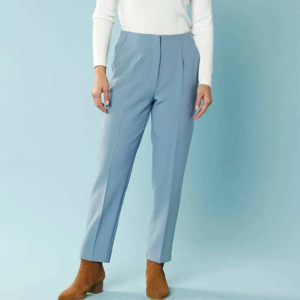 Pantalon cigarette uni, Spécial Petites