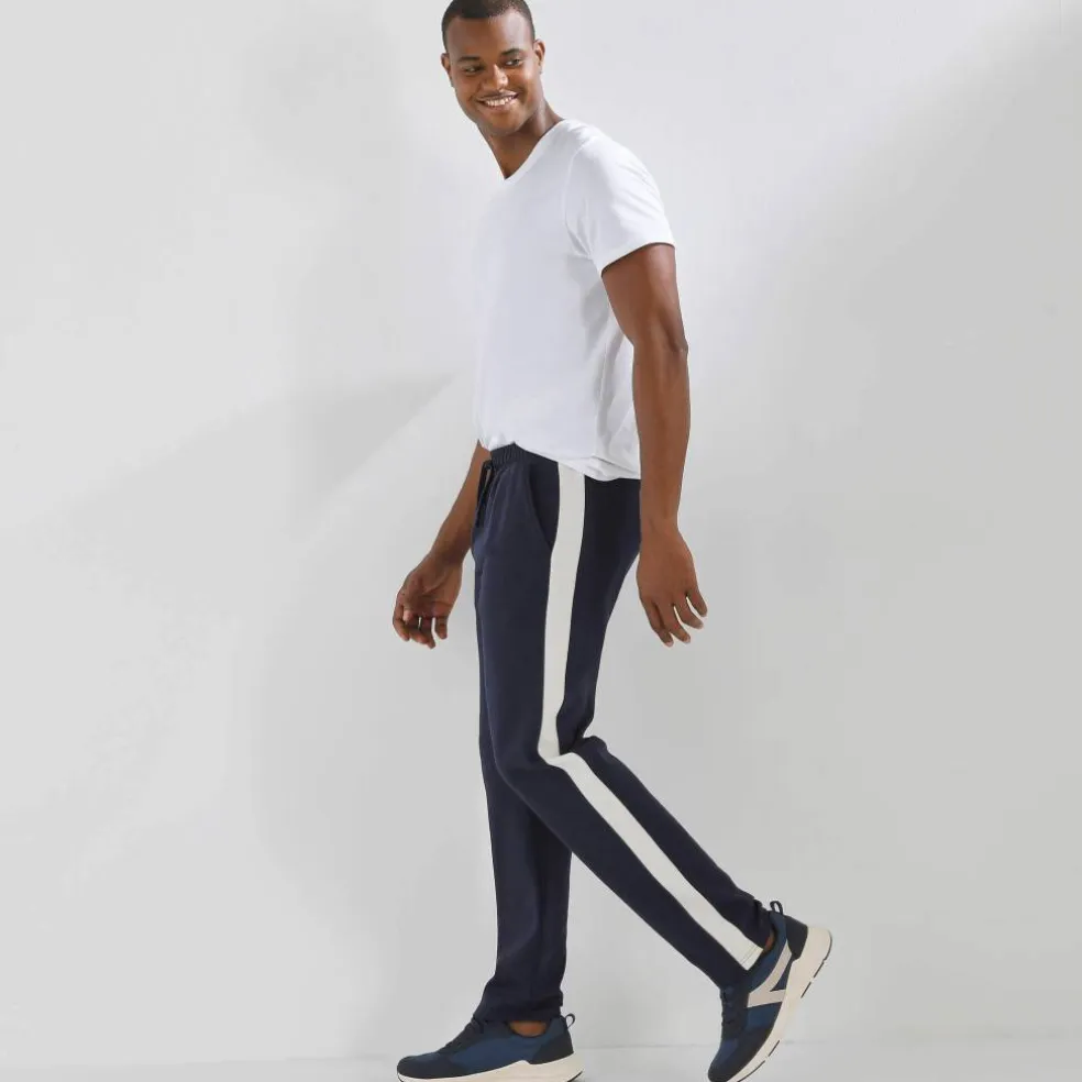 Pantalon de jogging bande côtés