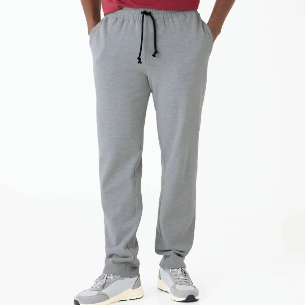 Pantalon de jogging en piqué de coton