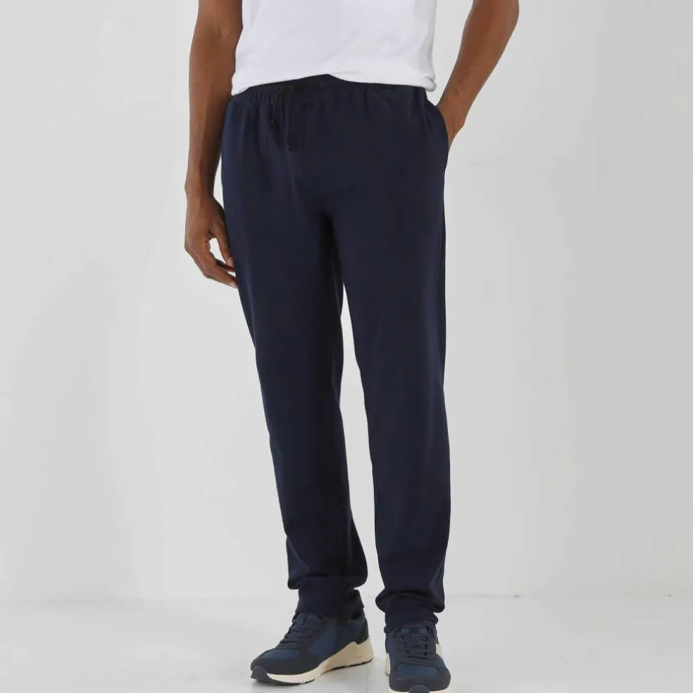 Pantalon de jogging en piqué de coton