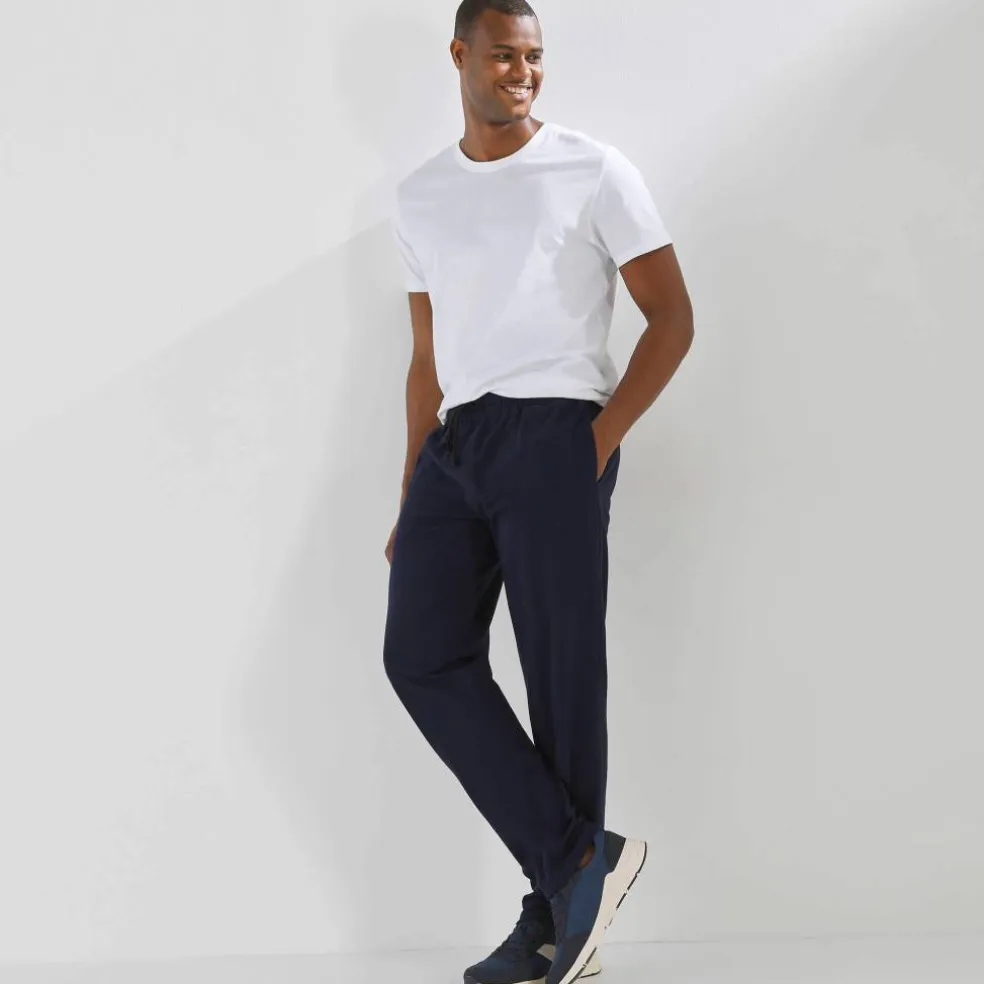Pantalon de jogging en piqué de coton