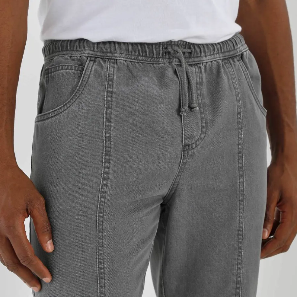 Pantalon denim léger élastiqué
