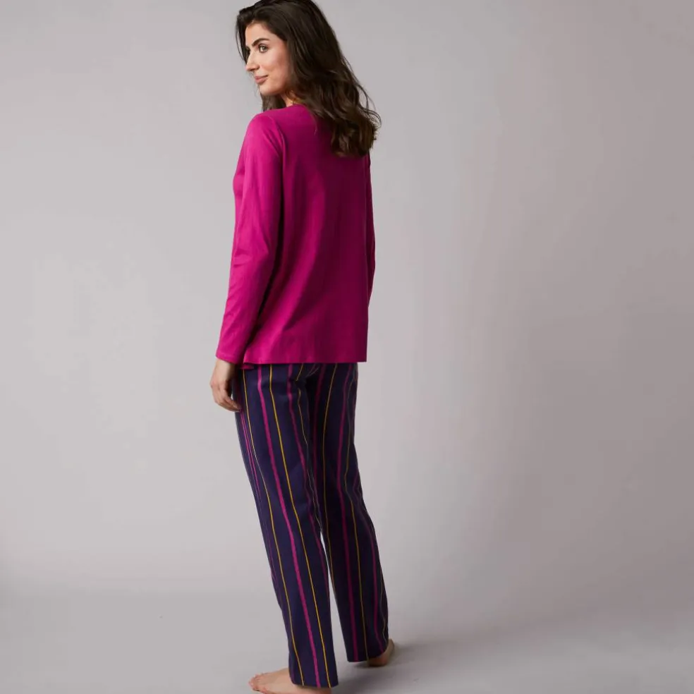 Pantalon de pyjama imprimé rayé Estrella - coton