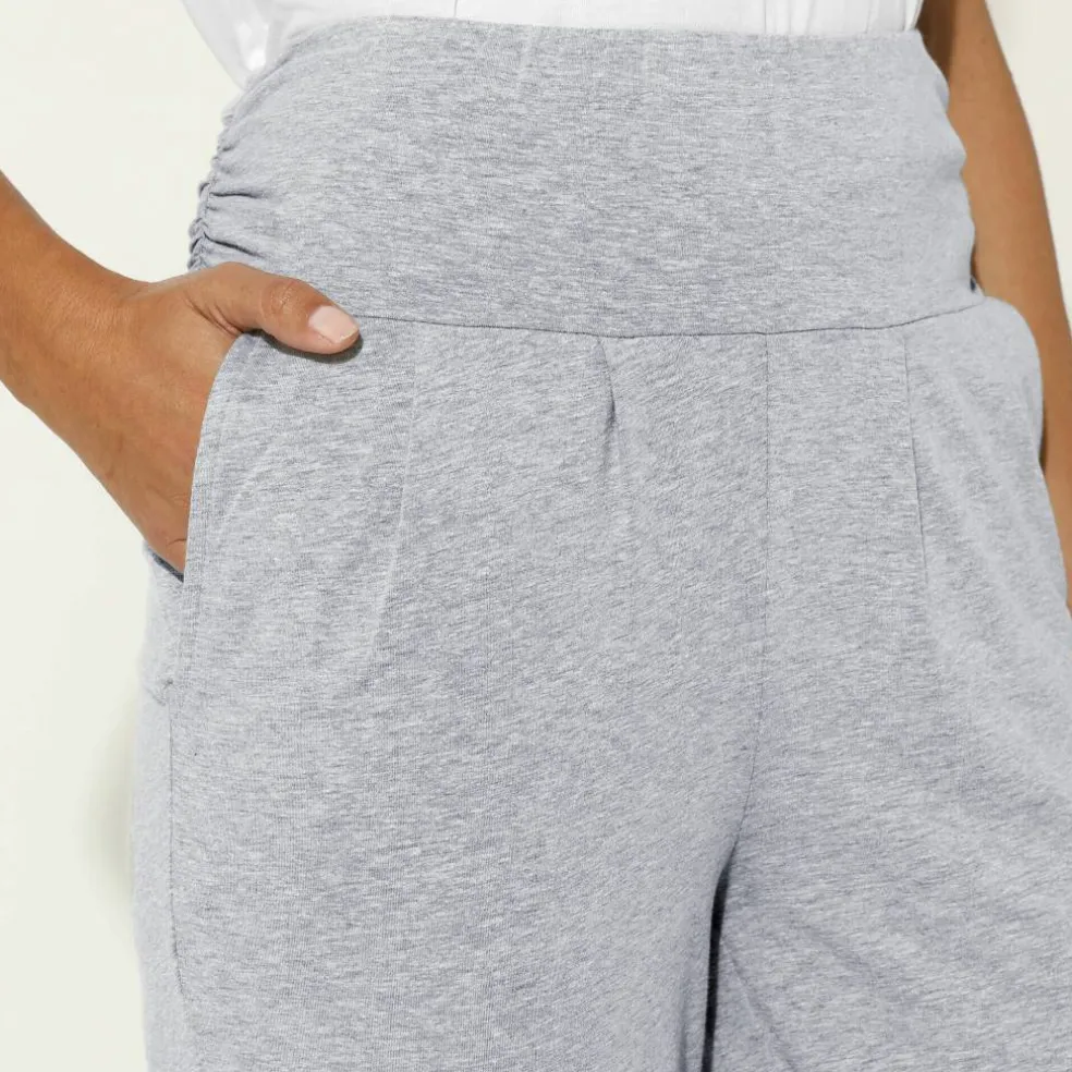 Pantalon de yoga en maille, coupe ultra confort