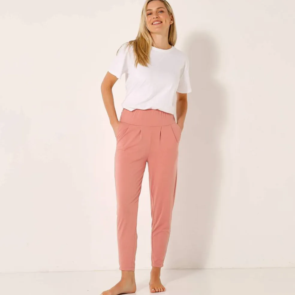 Pantalon de yoga en maille, coupe ultra confort