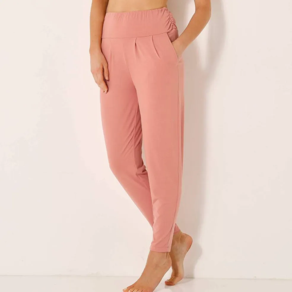 Pantalon de yoga en maille, coupe ultra confort