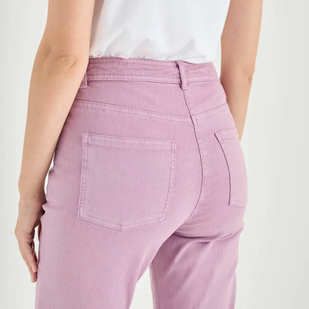 Pantalon droit sculptant, renfort gainant