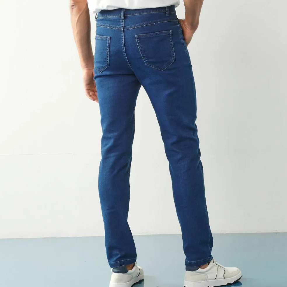 Pantalon effet jean denim léger ultra stretch - L30