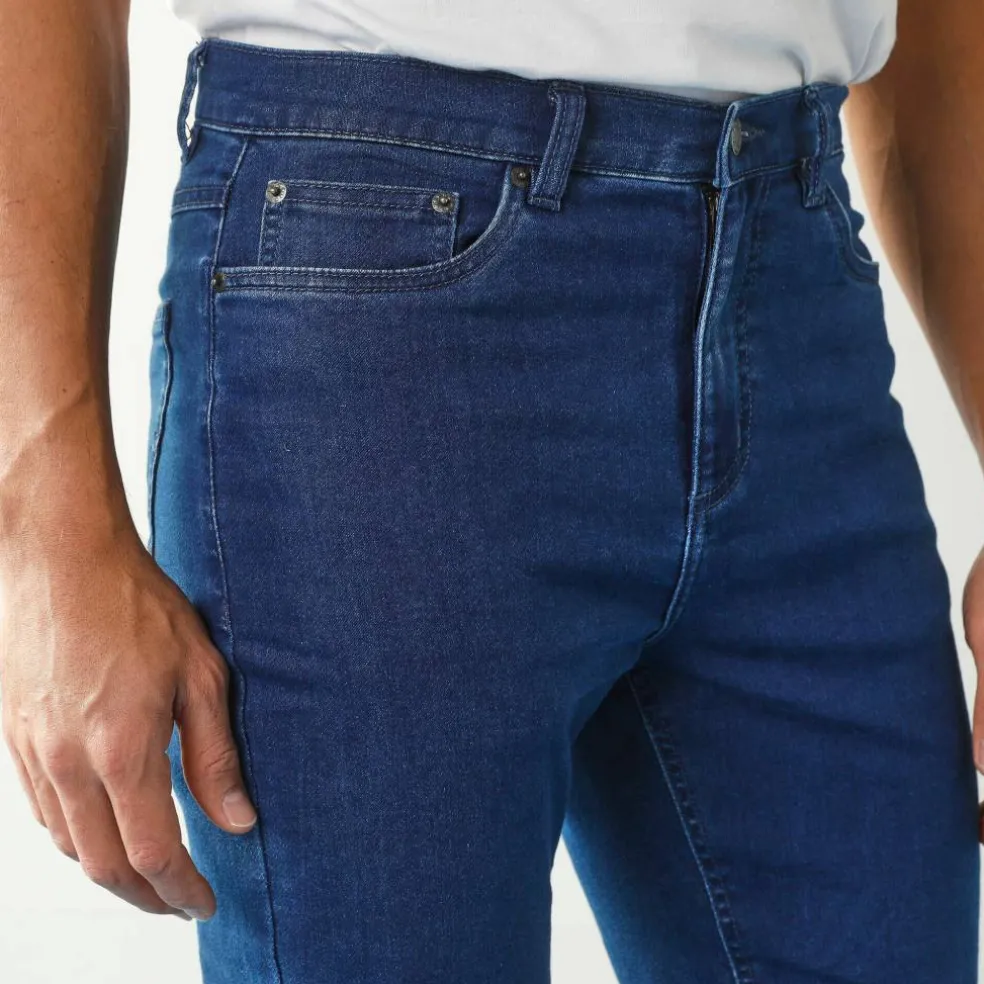 Pantalon effet jean denim léger ultra stretch - L32