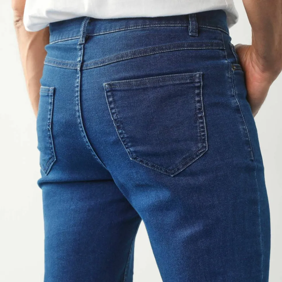 Pantalon effet jean denim léger ultra stretch - L32