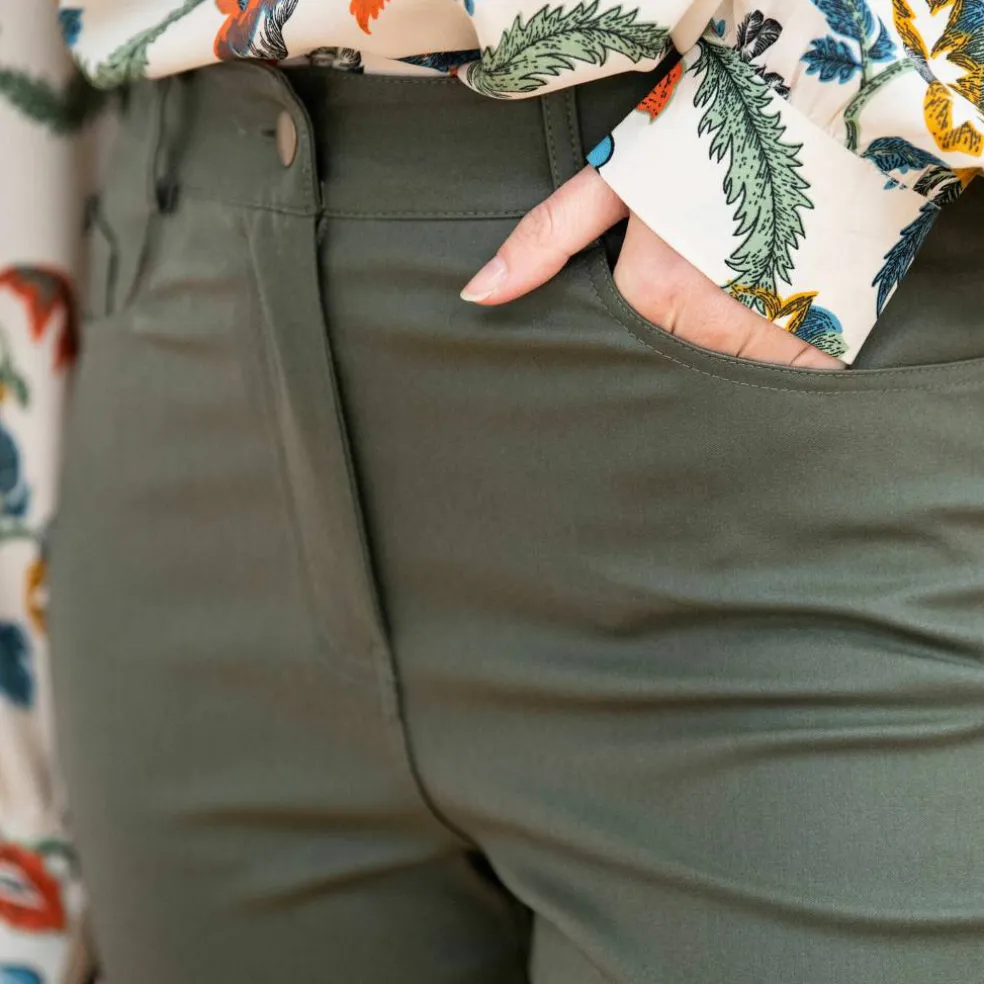 Pantalon fuselé enduit ultra stretch