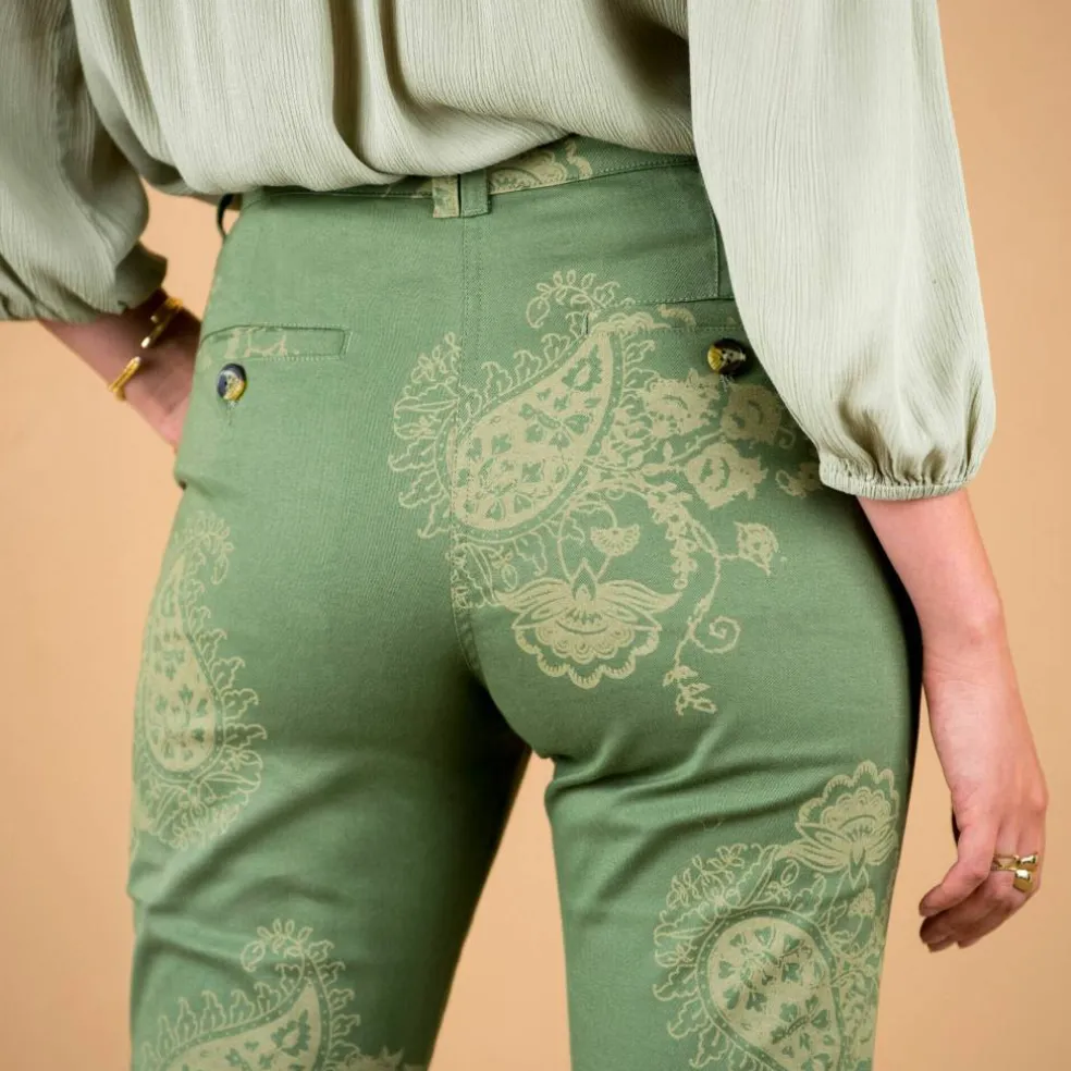 Pantalon imprimé cachemire