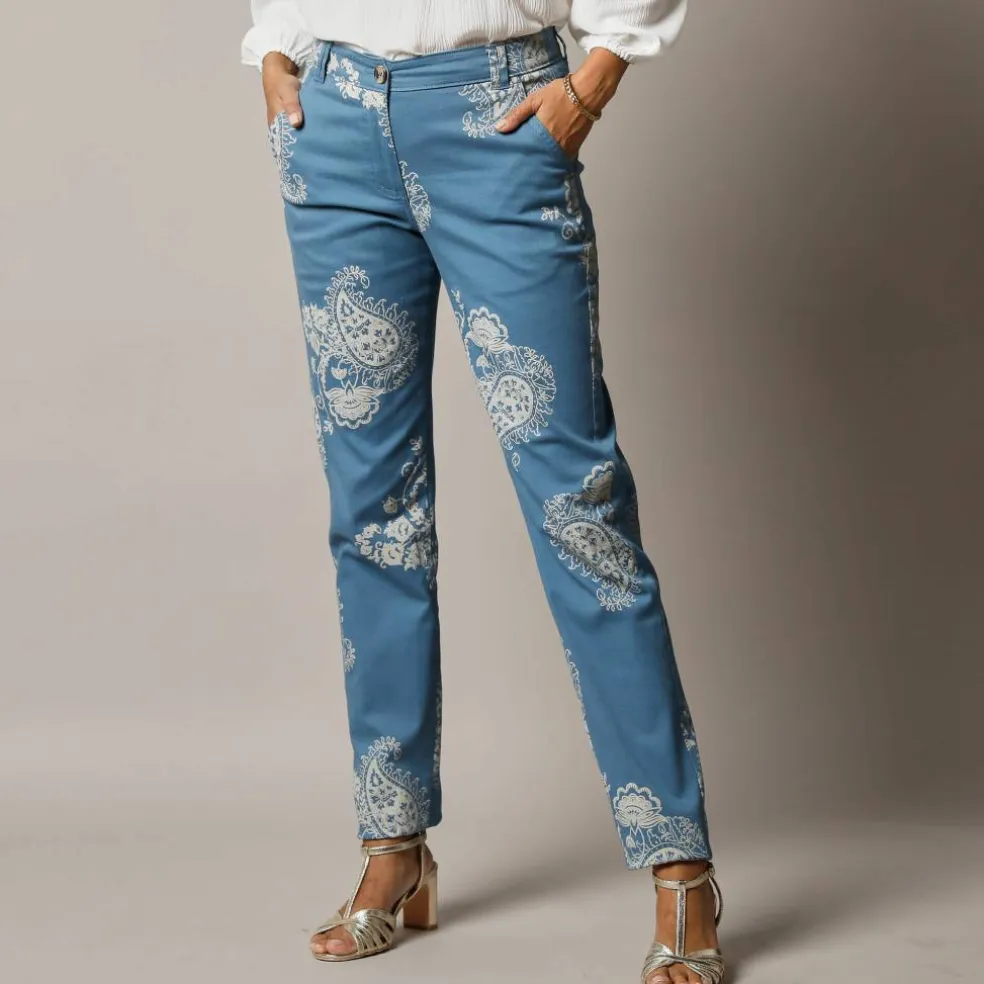 Pantalon imprimé cachemire