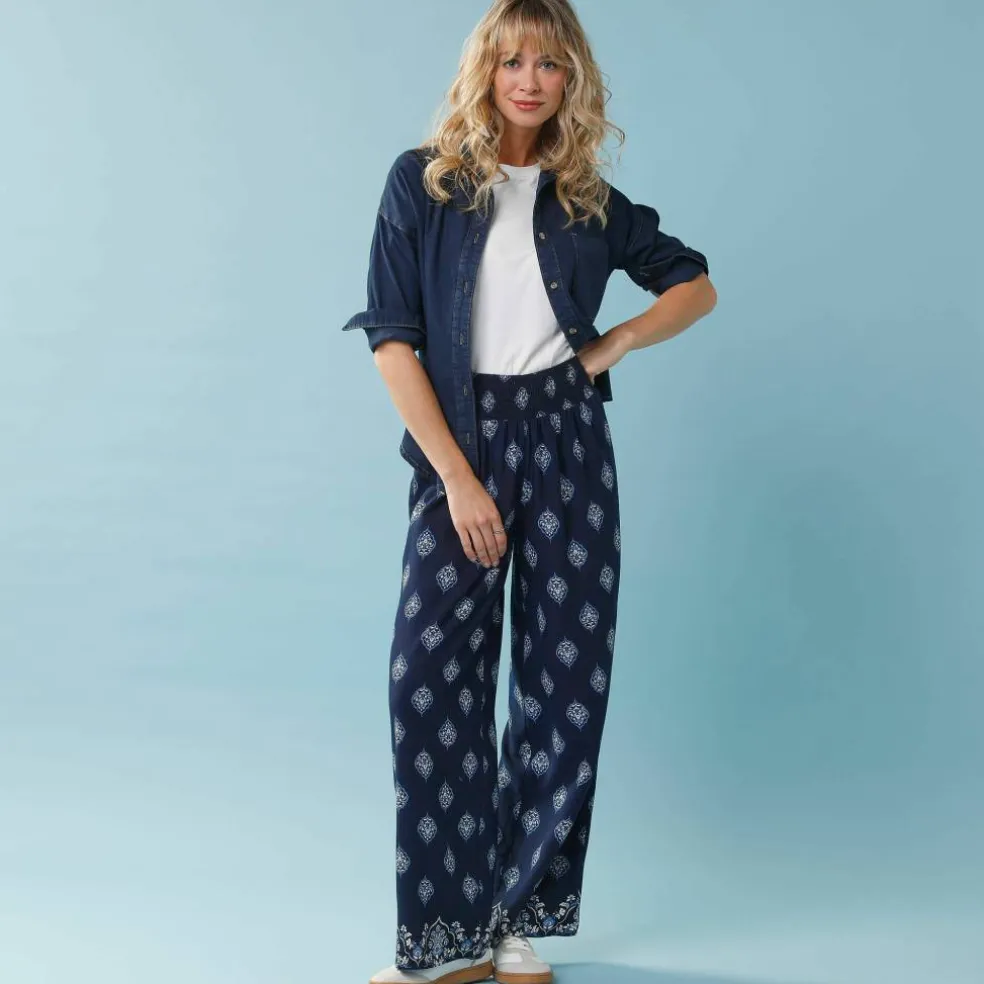 Pantalon imprimé Spécial Petite fluide