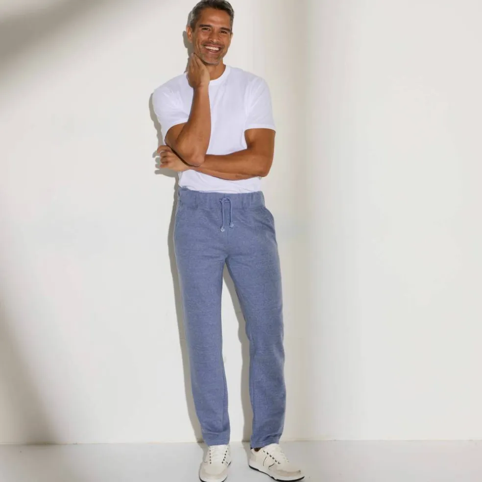 Pantalon jogging molleton bas droits