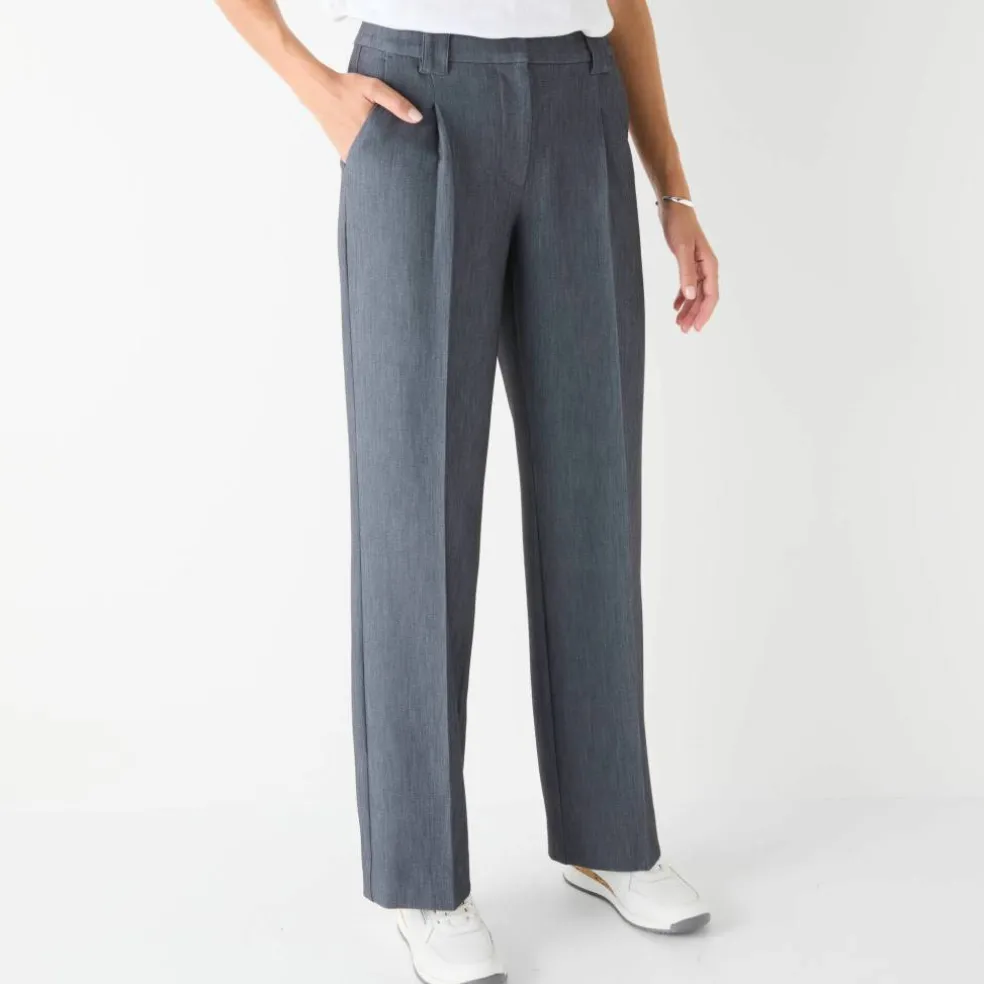 Pantalon large, fluide