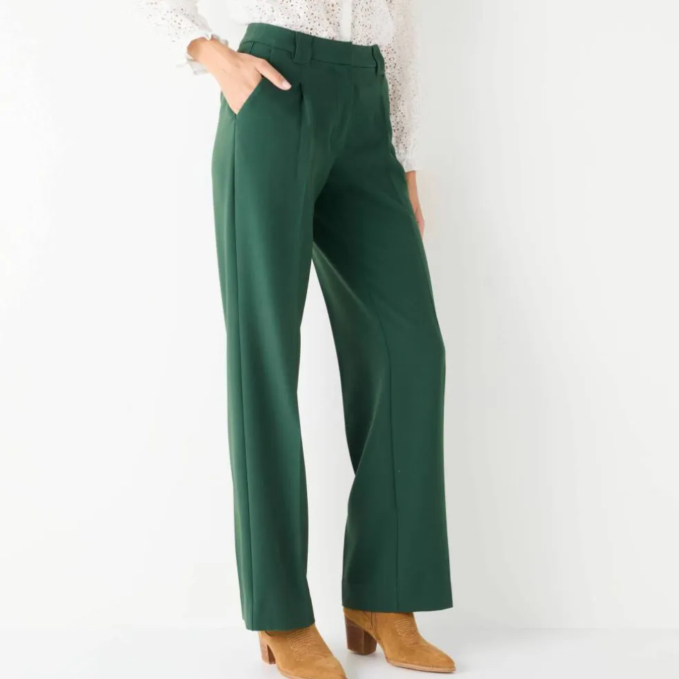 Pantalon large, fluide