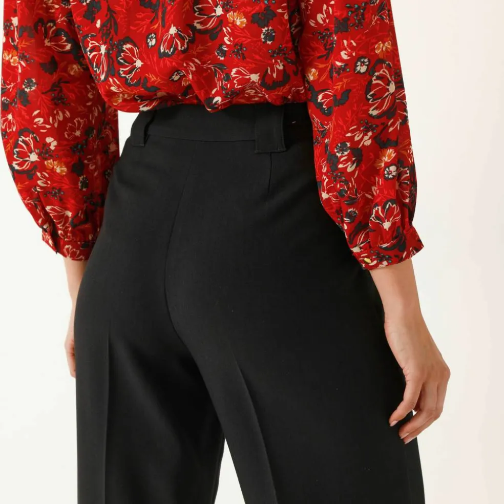 Pantalon large, fluide