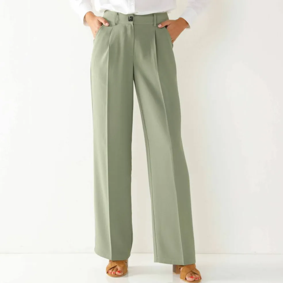 Pantalon large fluide
