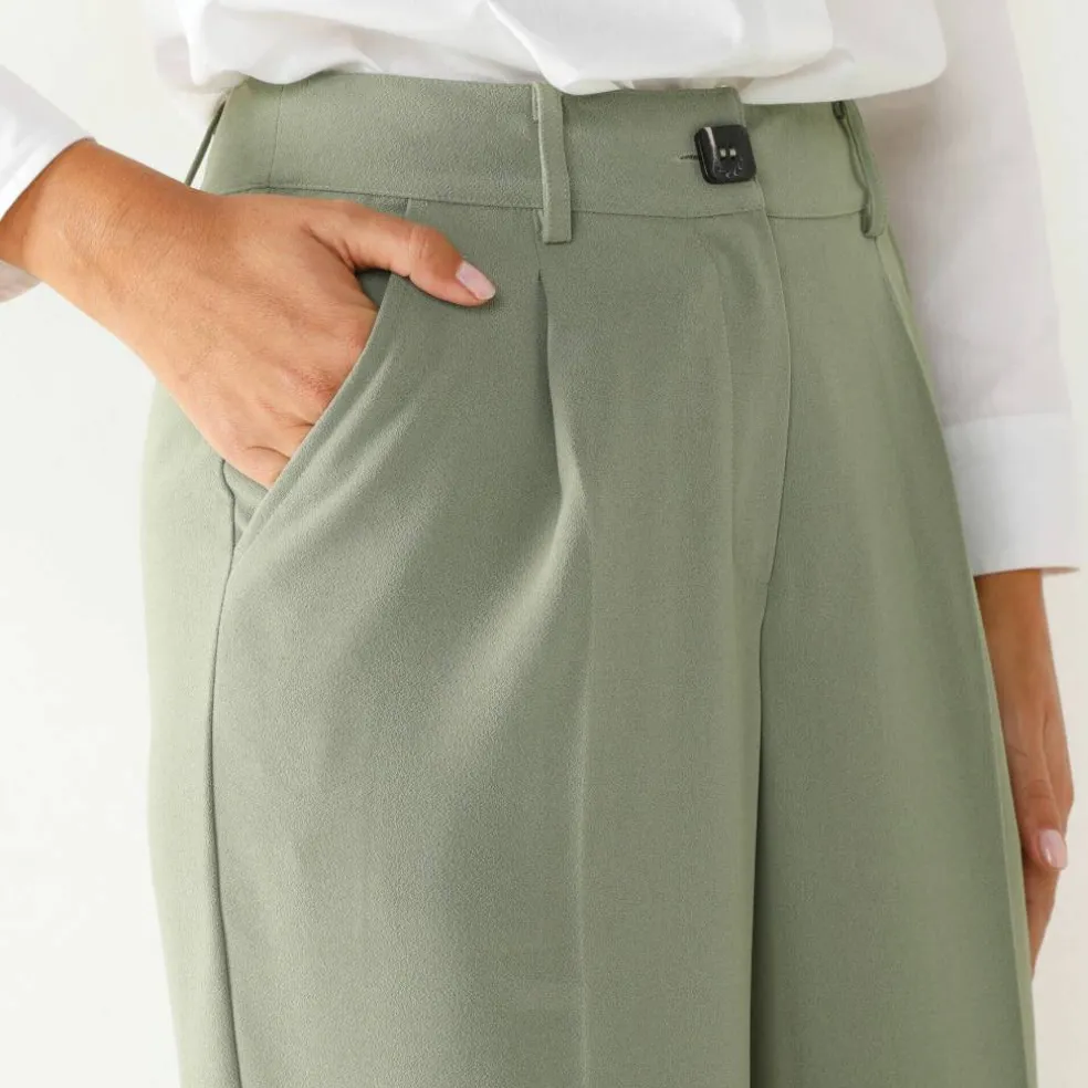 Pantalon large fluide