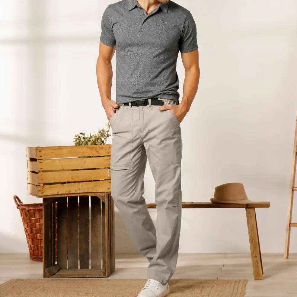 Pantalon 3/4 élastiqué + ceinture assortie
