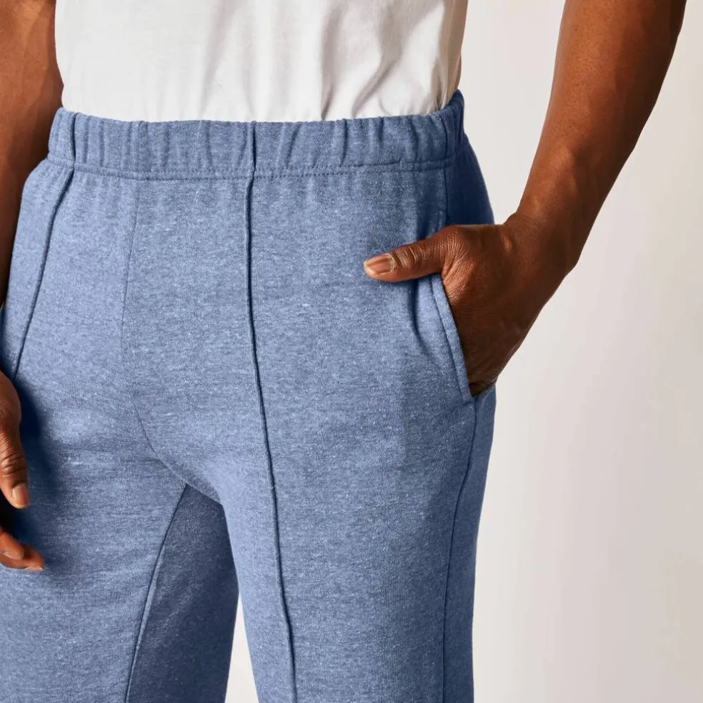 Pantalon loisirs molleton, bas droits