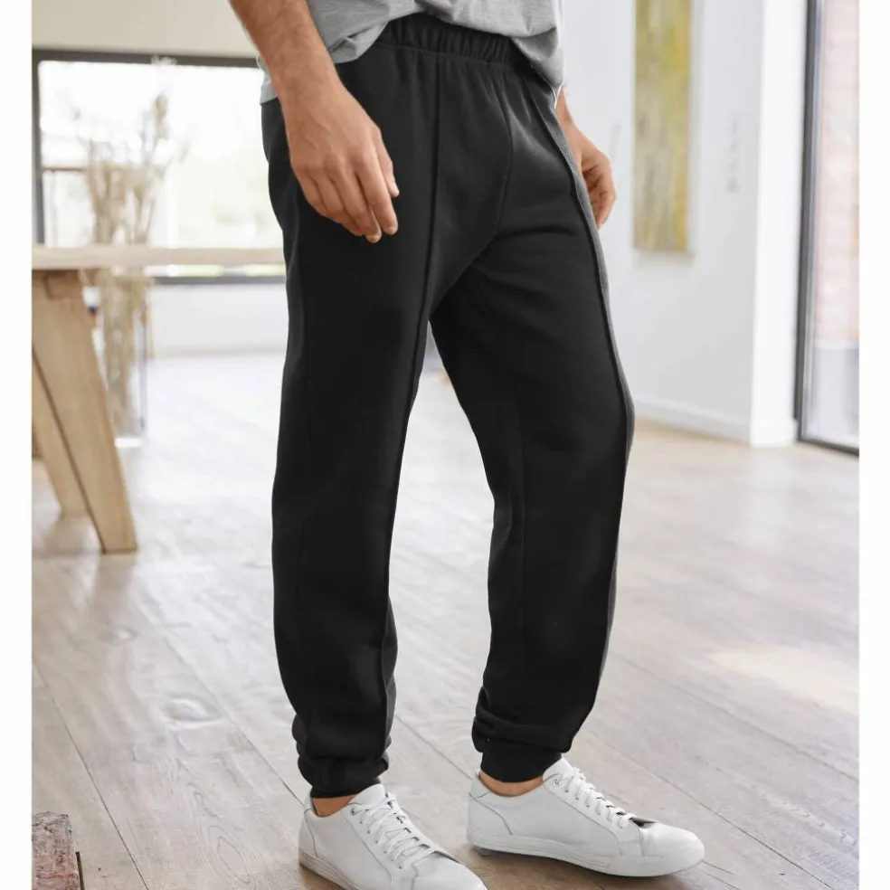 Pantalon loisirs molleton, bas resserrés