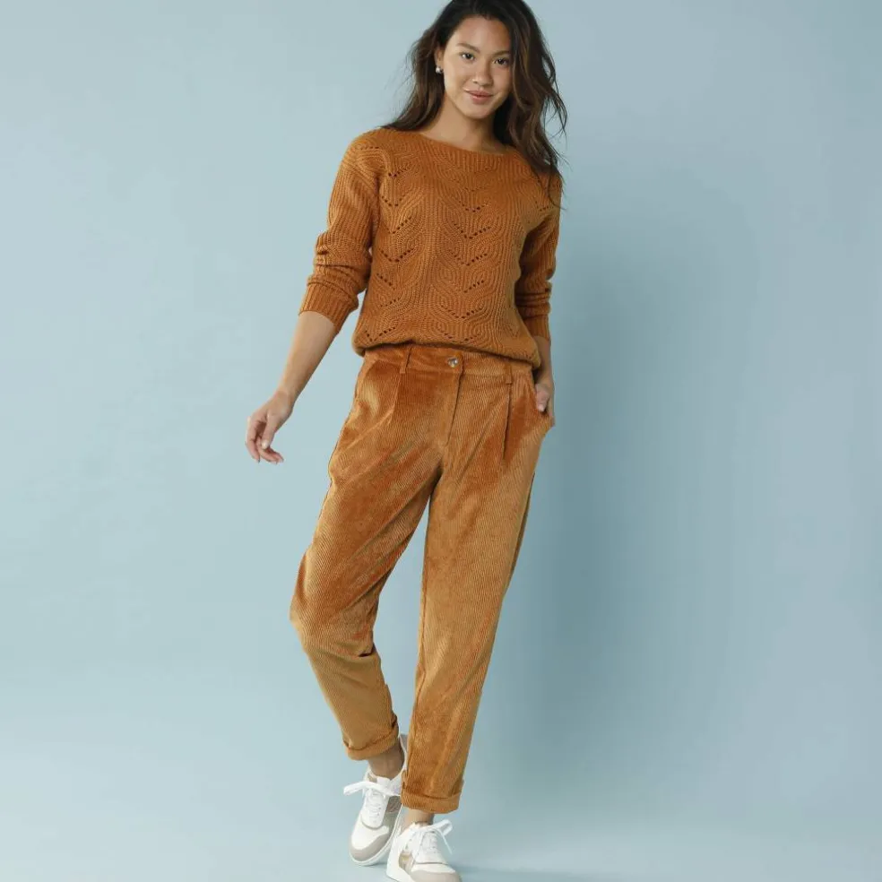 Pantalon 7/8ème en velours, Spécial Petites