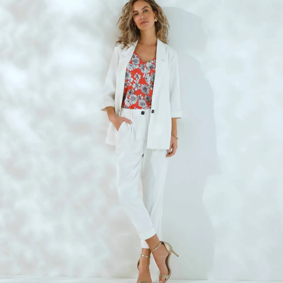 Pantalon 7/8ème fuselé fluide